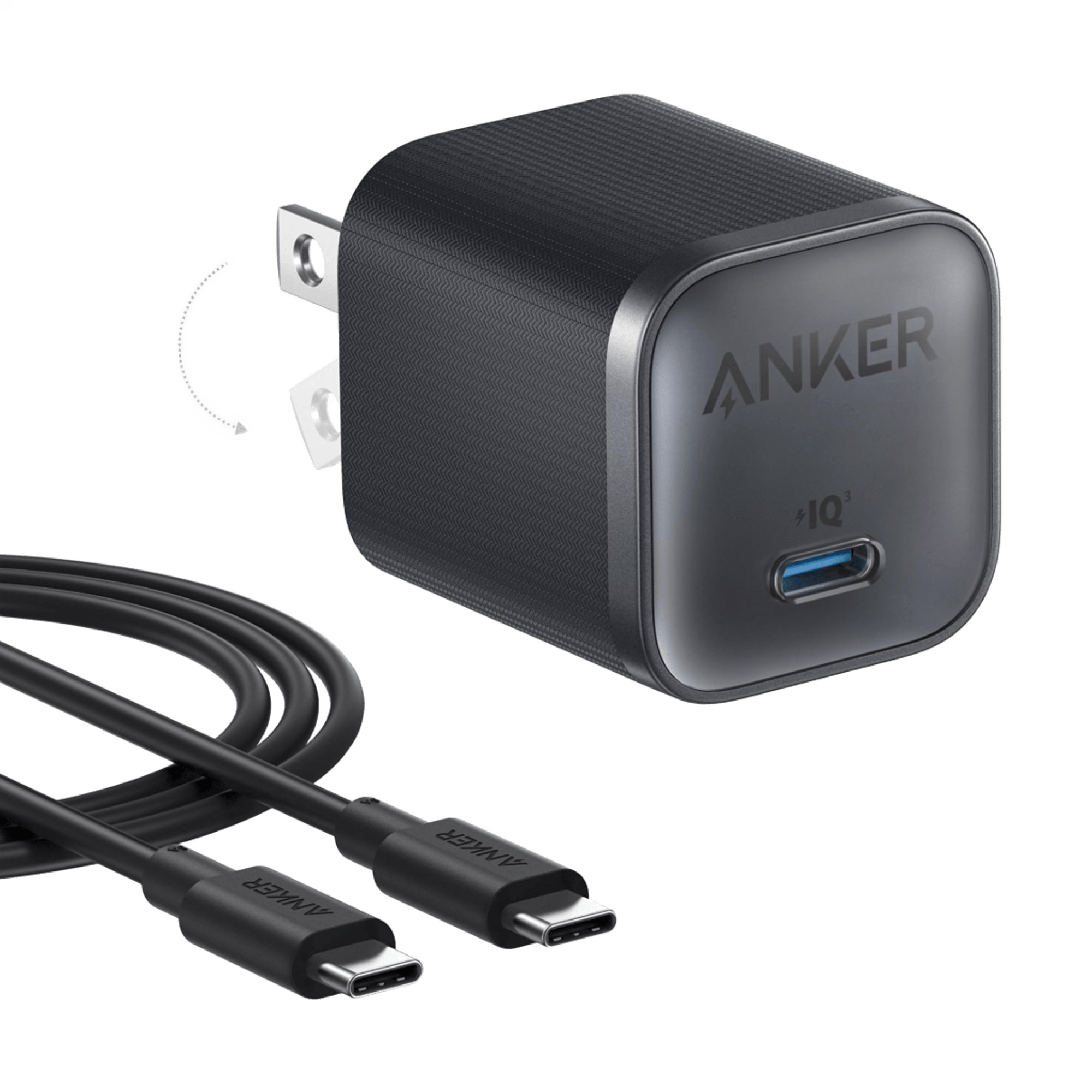Anker Nano Charger (45W) with USB-C to USB-C Cable product image