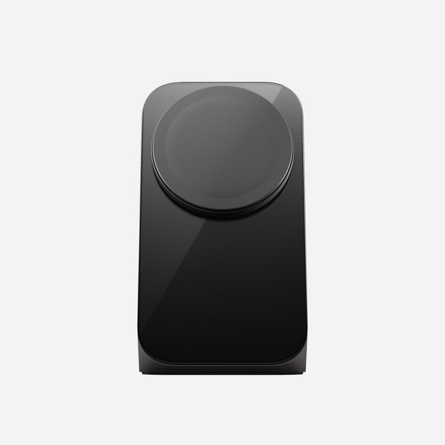 Nomad Stand One - Carbide Qi2.2 4th Gen on a desk